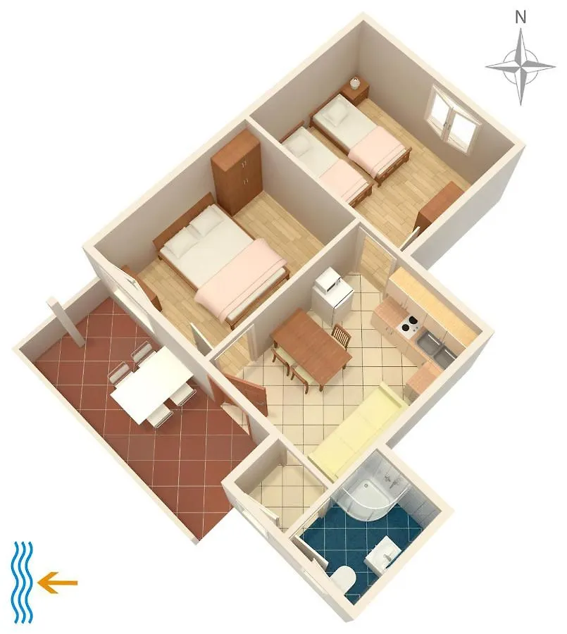 Apartment Umag 7126A